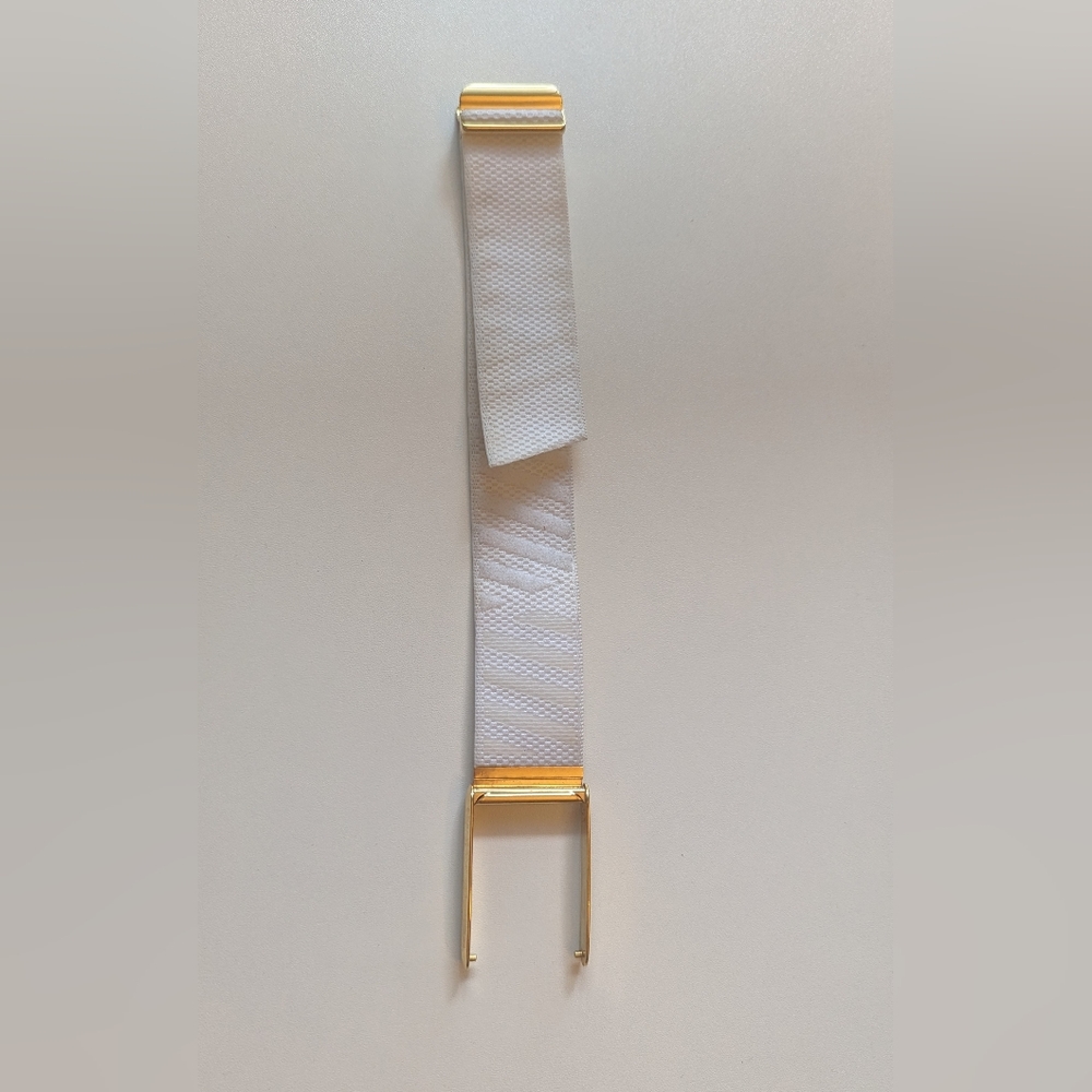 white & gold whoop band